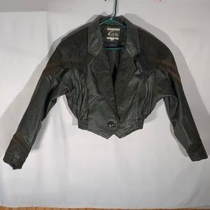 Global Identity GIII Leather Coat